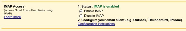 Gmail Gets IMAP Gmail Gets IMAP