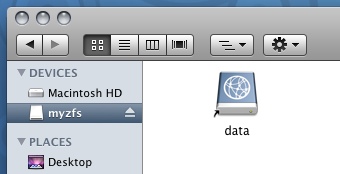 myzfs/data shown in Finder myzfs/data shown in Finder