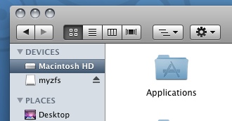 myzfs Shown in Finder myzfs Shown in Finder